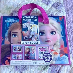 Disney Frozen Coloring and activity set back to school.Stickers crayons markers